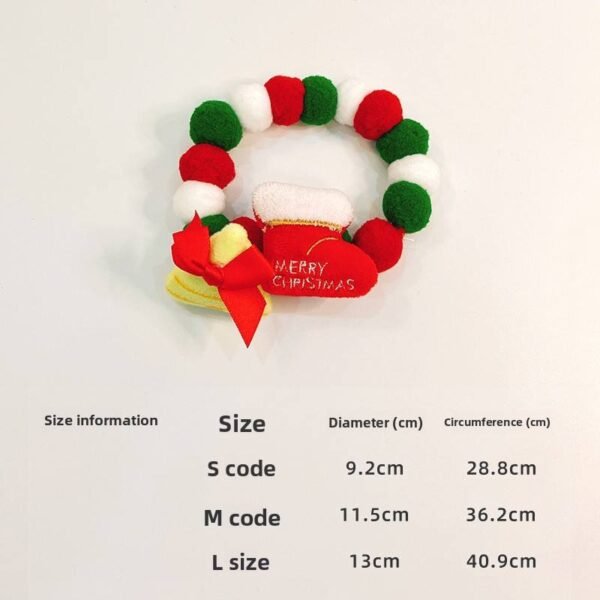 Christmas Reindeer Fur Ball Bow
