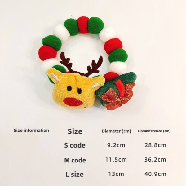 Christmas Reindeer Fur Ball Bow