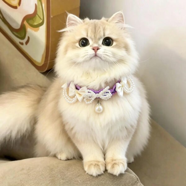pearl collar for cats