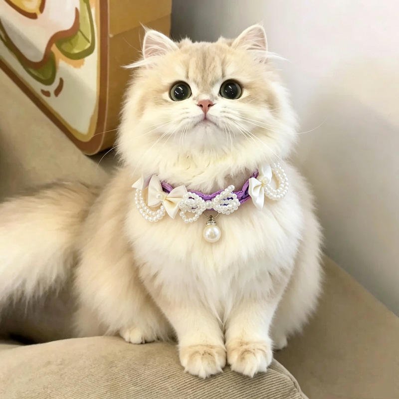 pearl collar for cats
