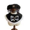 Luxury Tweed Pet Beret & Bib Set