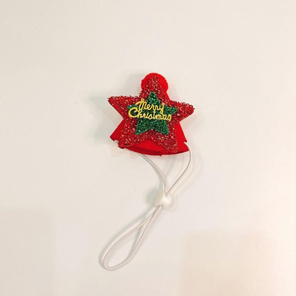 Christmas Reindeer Fur Ball Bow