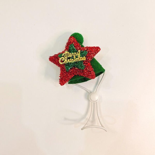 Christmas Reindeer Fur Ball Bow