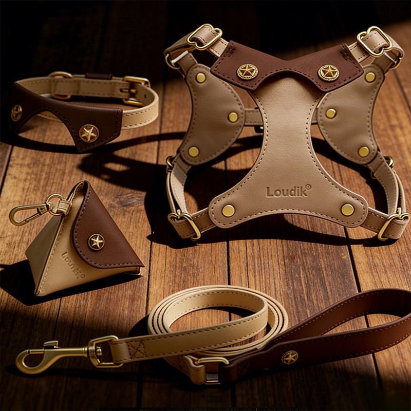 Premium Leather Dog Harness | LuxeSoft™