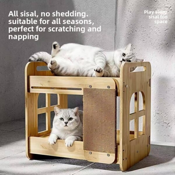 Modern Cat Scratching Post – Vertical Claw Care & Indoor Activity Station