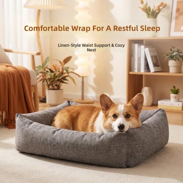 主图_01 Linen Pet Bed