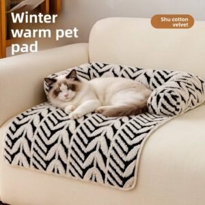 主图_01 Thick Pet Bed Cushion for Dogs & Cats – Soft Sofa-Style Sleeping Mat