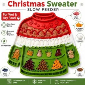 Christmas Sweater Silicone Lick Mat