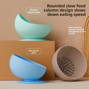 Silicone Slow Feeding Pet Bowl