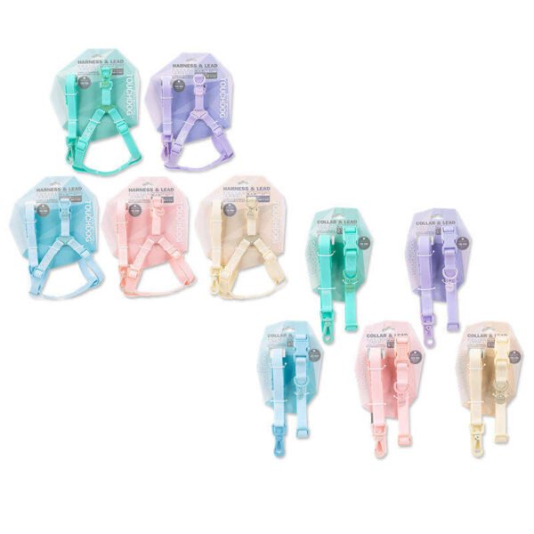 主图_02 PVC Waterproof Dog Harness Set