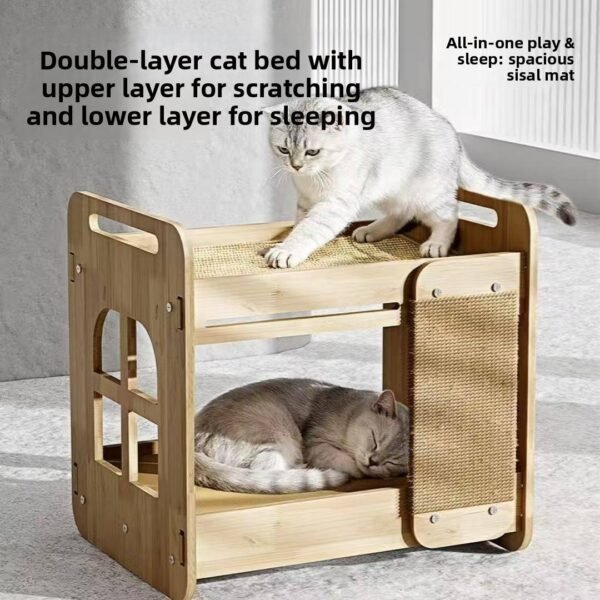 Modern Cat Scratching Post – Vertical Claw Care & Indoor Activity Station