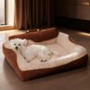 Velvet Rectangle Pet Sofa Bed