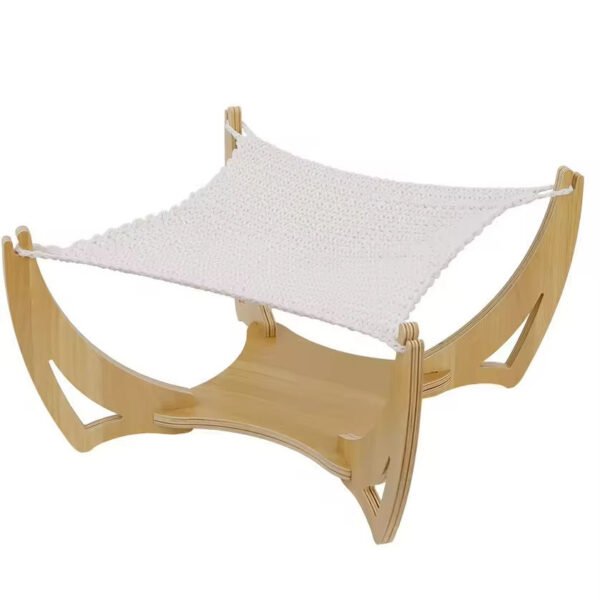 主图_02 Plush Pet Bed for Cats & Dogs – Soft Elastic Cushion Nest