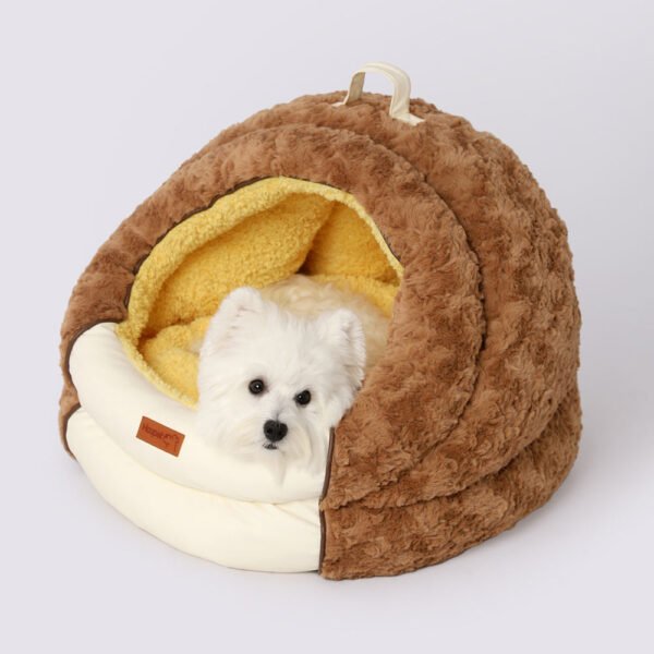 Donut Dog Bed – Round Calming Plush Bed for Dogs & Cats