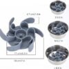 主图_02 Slow Feeder Dog Bowl – Firm Anti-Gulping Food Bowl for Dogs