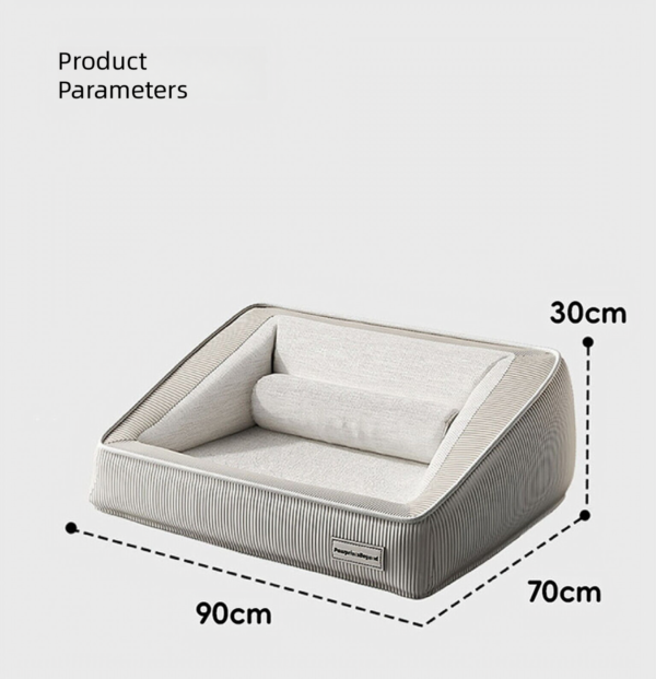Luxury Memory Foam Pet Bed – Supportive Dog & Cat Mattress for Restful Sleep