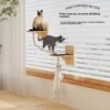 Space Capsule Cat House – Modern Enclosed Cat Bed with Viewing Window