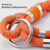 Braided Reflective Dog Leash & Collar Set