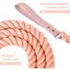 Braided Leather Dog Leash