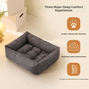 Linen Pet Bed