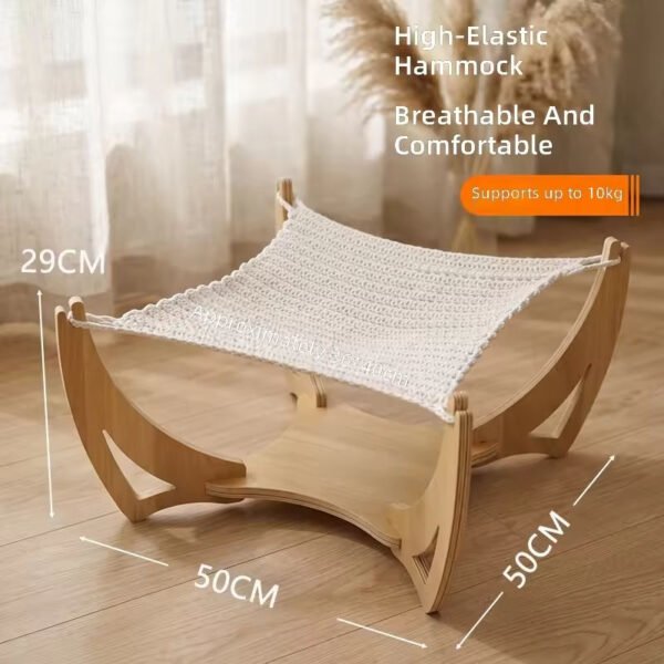 主图_04 Plush Pet Bed for Cats & Dogs – Soft Elastic Cushion Nest
