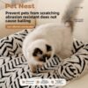 Thick Pet Bed Cushion for Dogs & Cats – Soft Sofa-Style Sleeping Mat
