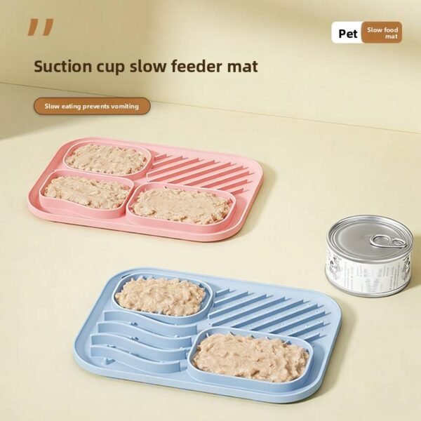 Silicone Slow Feeder Mat for Dogs – Textured Slow Feeding and Treat Mat
