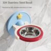 主图_04 Wall-Mounted Stainless Steel Pet Food Bowl