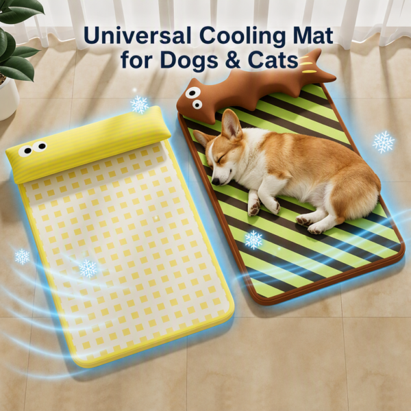 Dog Cooling Mat – Reusable Summer Cooling Pad for Dogs & Cats