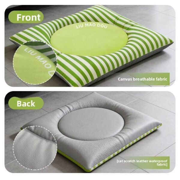 主图_05 (1) Double-Sided Bed Mat – Reversible Pet Sleeping Pad for Dogs & Cats