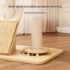 主图_05 Solid Wood Cat Tree with Plush Platforms