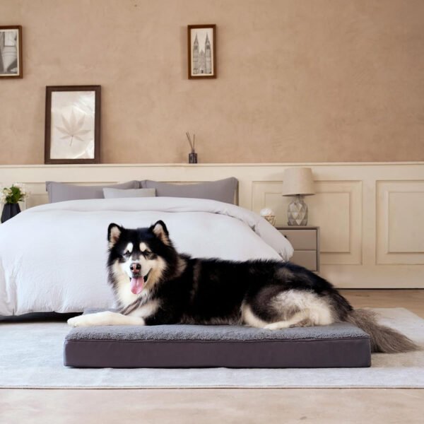 Orthopedic Dog Bed for Large Dogs – Supportive Memory Foam Pet Bed