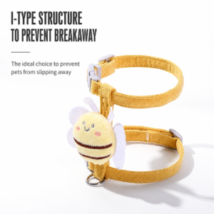Adjustable H-Shape Cat Harness and Leash Set – Escape-Resistant Walking Harness for Small Cats