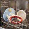 主图_05 Wall-Mounted Stainless Steel Pet Food Bowl