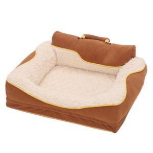 Velvet Rectangle Pet Sofa Bed