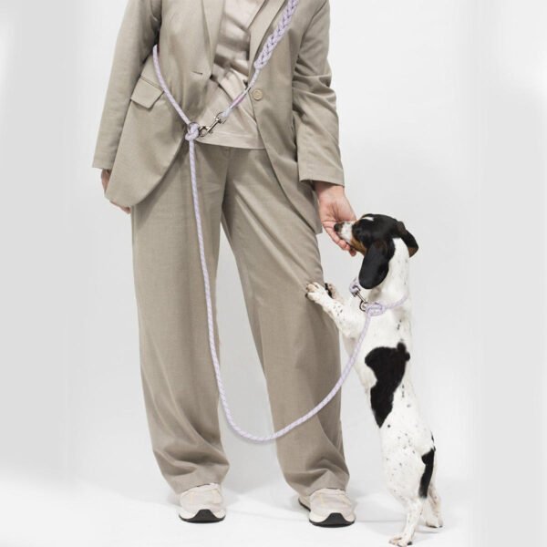 RopeCraft™ Braided Reflective Dog Leash & Collar Set