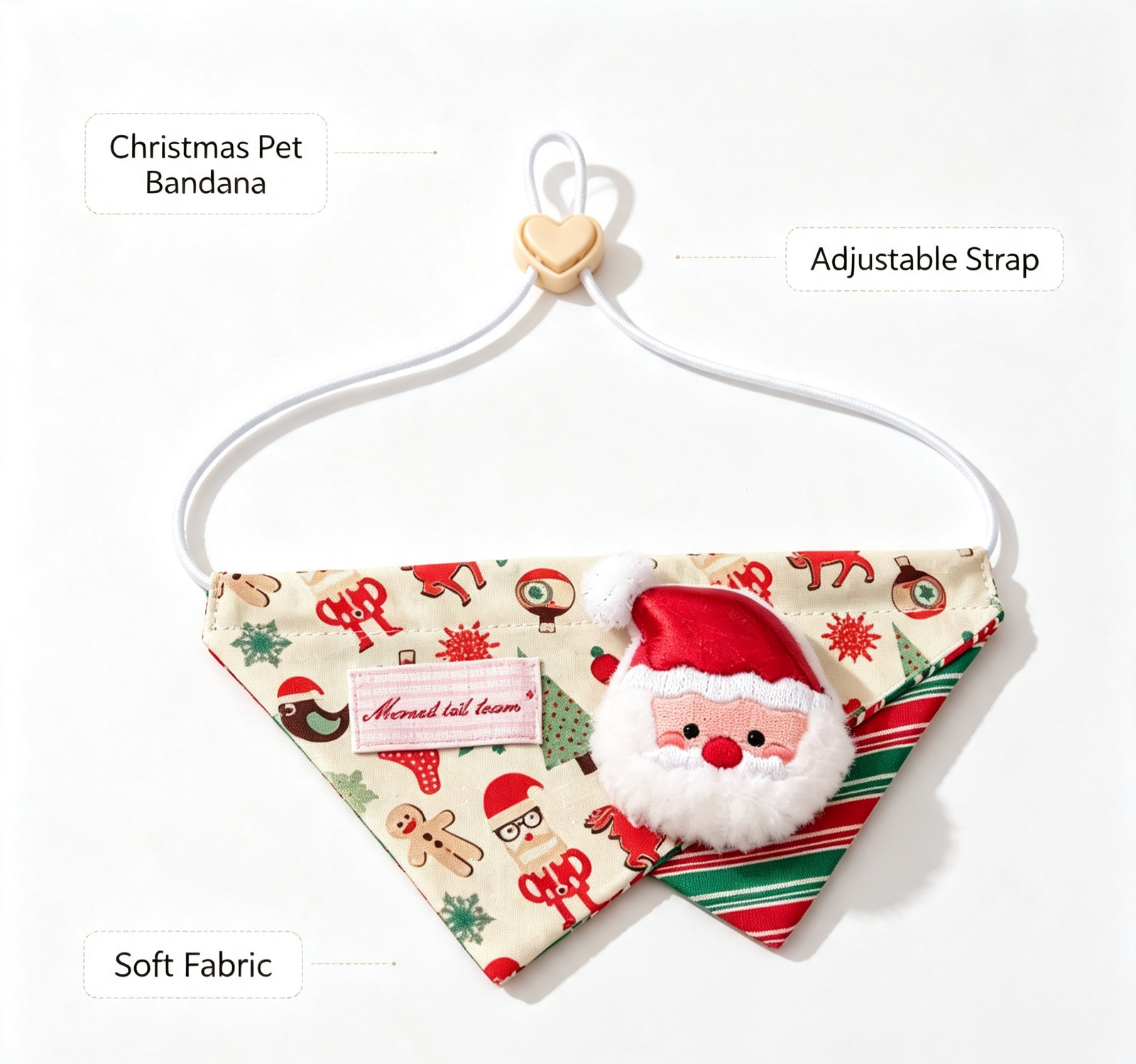 Santa dog Christmas accessory