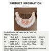 pet beret and collar set