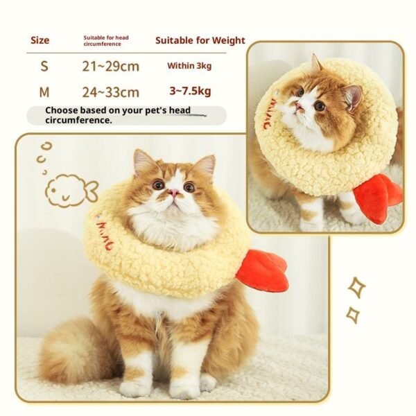 Cartoon Flannel Pet Elizabethan Collar
