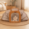 Double Expansion Foldable Breathable Carrier-Cat Carrier Bags & Backpacks