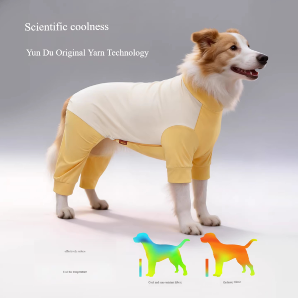 Luxurious and eco‑friendly Four-Leg Dog Hoodie