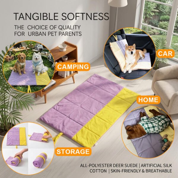 主图_02 Waterproof Foldable Scratch-Resistant Outdoor Pet Mat