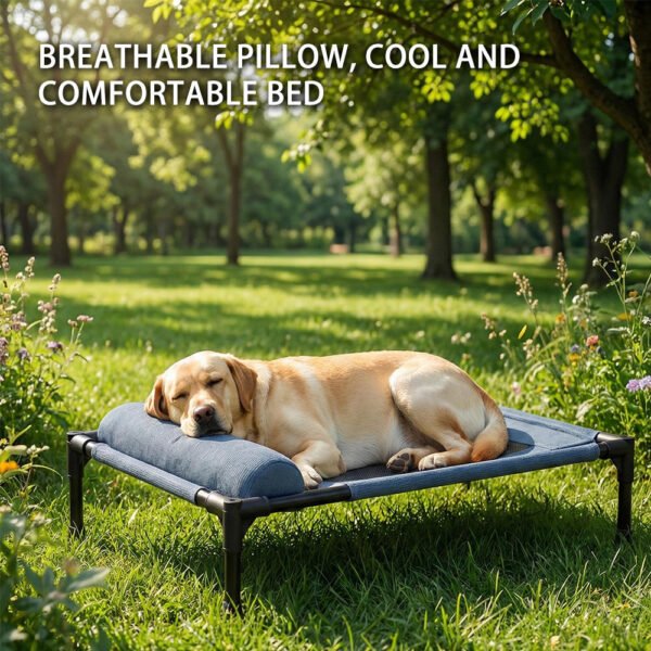 主图_02 Modern Luxury Large Moisture-Resistant Breathable Pet Bed
