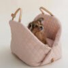 Portable Foldable Soft Stripe Cat & Dog Bed