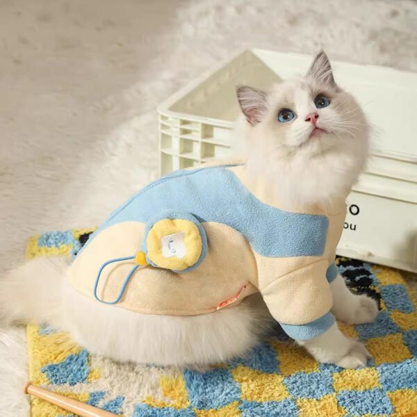主图_03 Anti-Fuzz Cotton-Style Winter Cat Clothing