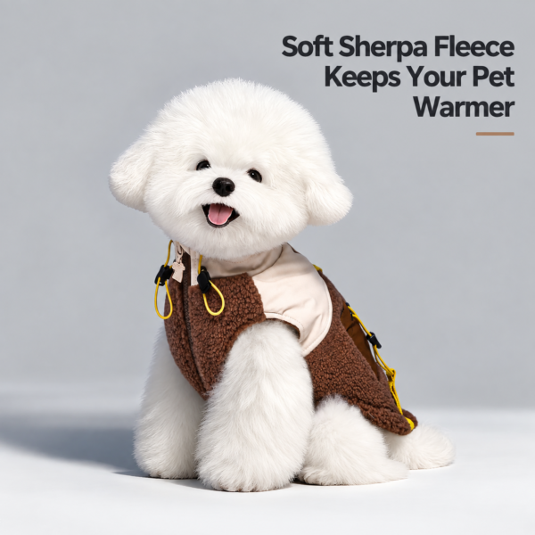 Winter Warm Fleece Vest for Small Dogs