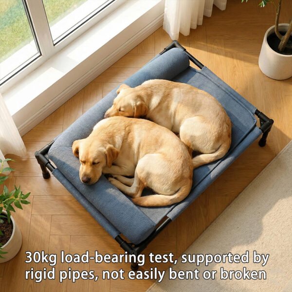 主图_03 Modern Luxury Large Moisture-Resistant Breathable Pet Bed