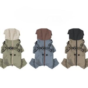 Adjustable Four-Leg Dog Raincoat