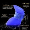 Four-Season PVC Rain Boots for Dogs