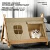 Modern Solid Enclosed All-Season Pet Bed